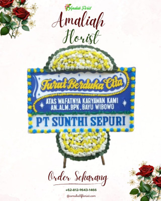 Papan Bunga Duka di Tabunganen