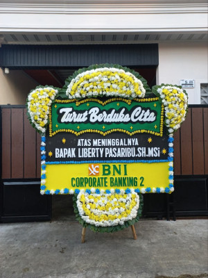 Papan Bunga Duka di Tabunganen