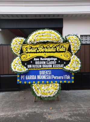 Papan Bunga Duka di Tabunganen